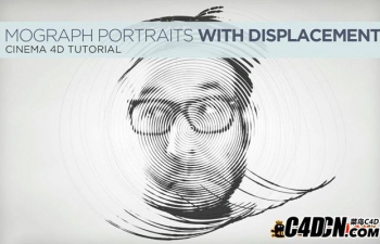 C4Dָ˶ͼЧ Make An Animated Mograph Portrait Using Cinema 4D