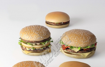 C4D 5Ʒʺʳģ Burger collection