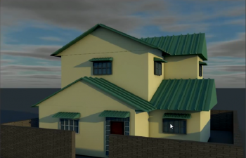 C4DСӷӽģ̳ Model a realistic town House House  Cinema 4D Tut...