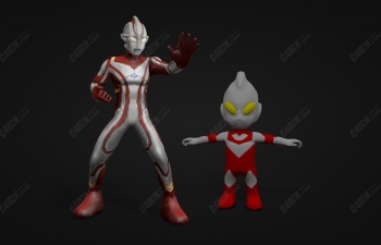 C4Dģ Ultraman character model
