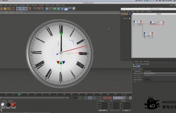 C4D Xpresso教程：时钟动画教程 Rigging a Clock in Cinema 4D