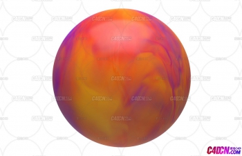 C4D材质球-抽象油漆贴图(4K分辨率)
