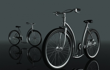 ϸھ²гģHigh detail exquisite stainless steel bicycle model