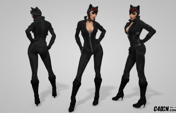 C4DèŮ141׶ģͿ Catwoman + 141 animations