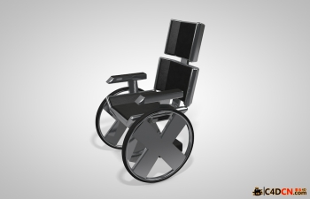 C4Dģ Intelligent wheelchair model