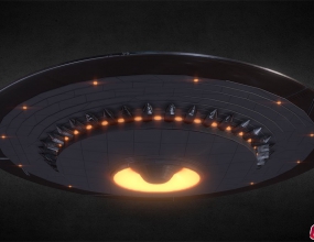 C4D̫շɵUFOģ Flying Saucer Spaceship