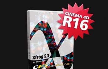 [R16-17]C4D XFrog v5.3植物插件汉化版Greenworks XFrog v5.3 DC10092015 For Cinema 4D R16-