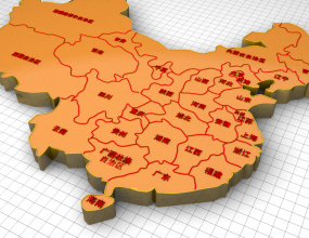 c4d模型 全省份三维中国地图(含省份名字)