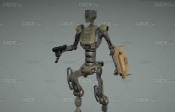 C4D;ۿͨսʿƻûеģ Robot Warrior