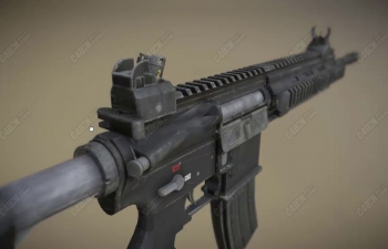 C4DʿԶǹģ HK416 Gun PUBG Model