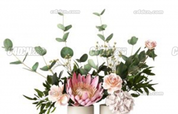 Uιܵ仨ƿģ Kink Vase with Flowers