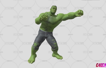 C4D̾˴ȭӢɫģ Hulk rigged with animation