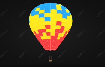 C4Dģ Hot air balloon model