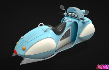 ɫĦгC4Dģ Blue concept motorcycle
