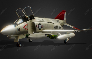 C4D͵˹սģ F-4 Phantom II