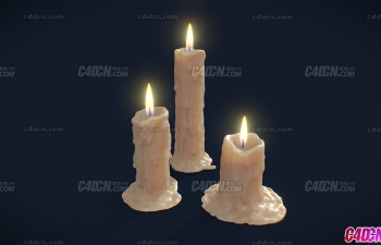 Blender򶯻ģ Candles set