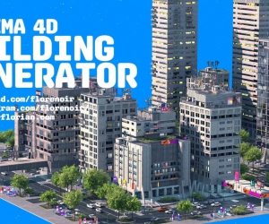 Cinema 4D Building Generator建筑生成器预设神器介绍和下载
